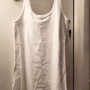 Torrid white scoop neck tank top